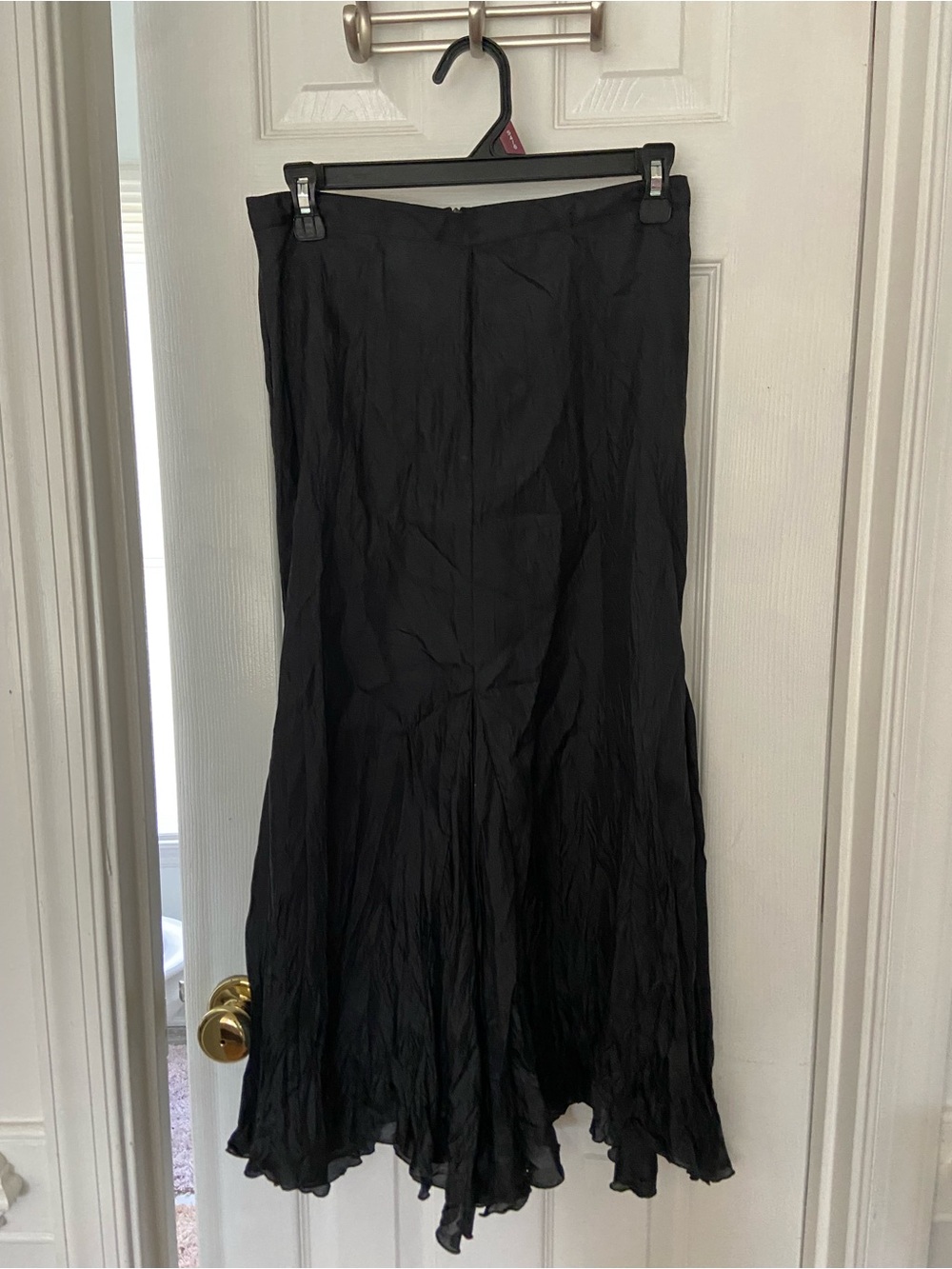 Black Women's Flowy Maxi Skirt